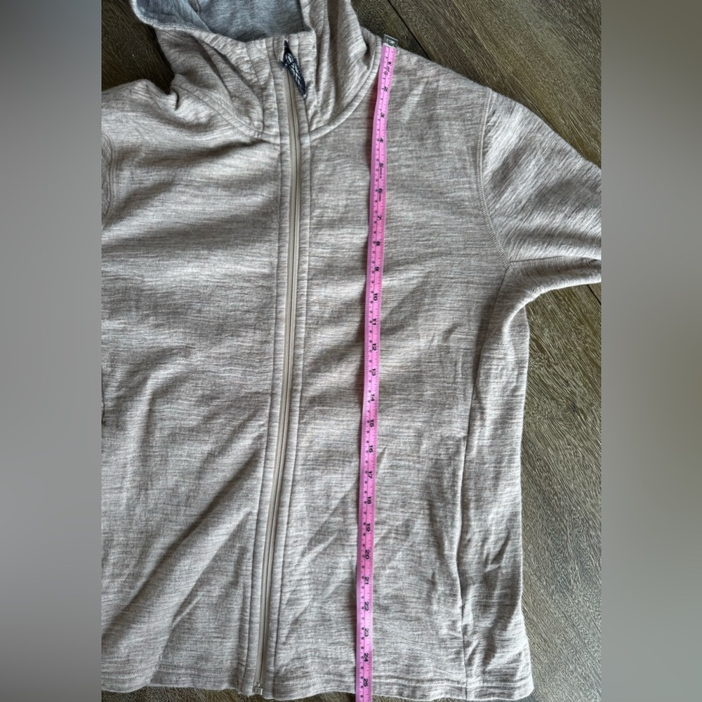 Paka Breathe Full Zip Alpaca Hoodie Cream Size Medium - Picture 10 of 10